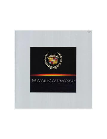 1985 CADILLAC PROGRAMMA BROCHURE ENGELS (USA)