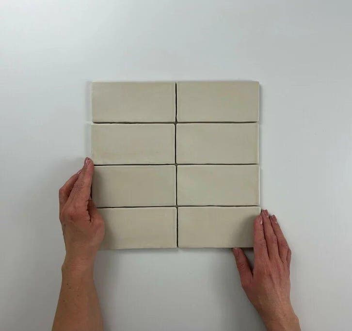 Wandtegel Equipe Cerámica Atlas Beige Mat 7,5x15, Doe-het-zelf en Bouw, Tegels, Minder dan 20 cm, Minder dan 20 cm, 10 m² of meer