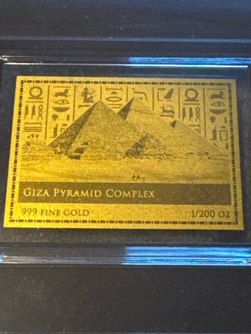 Tsjaad. 5000 Francs ND Giza Pyramid Complex , 1/200 Oz