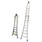 Solide 2-delige ruitenwasserladder 2×8 sporten, Nieuw, Ophalen of Verzenden, Ladder, Opvouwbaar of Inschuifbaar