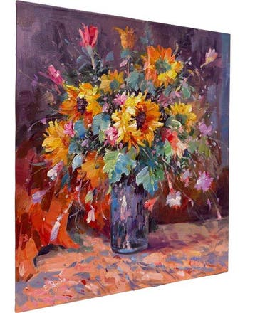 Ekaterina Dzuba (1982) - Tournesols & Fleurs des Champs -