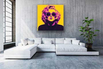 Eric Brumette - MARILYN MONROE POP ART - Toile L - EDITION