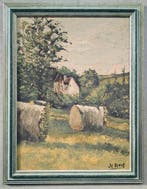 Jean-Claude Apert (1936) - Paysage de campagne française