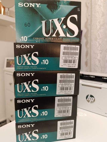 Sony - C-60 UX-SC Lege audiocassette, Nieuw