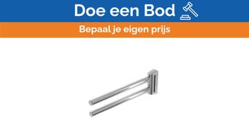 Bieden: Vigour handdoekhouder chroom 002-0709, Ophalen of Verzenden, Nieuw