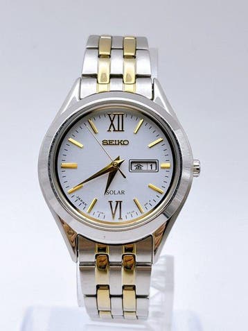 Seiko - Solar - Sans prix de réserve - V138-0AD0 - Femme -, Bijoux, Sacs & Beauté