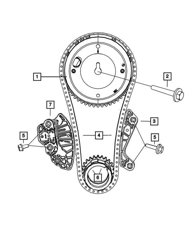 Distribution chain HEMI 03+, Autos : Pièces & Accessoires, Moteurs & Accessoires, Enlèvement ou Envoi