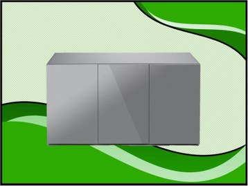 Glossy 150cm aquarium meubel grijs (kasten, Meubels), Dieren en Toebehoren, Verzenden, Nieuw, Plant(en), Steen of Hout