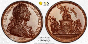 Verenigd Koninkrijk. William III. Medal 1731 - Jean Dassier