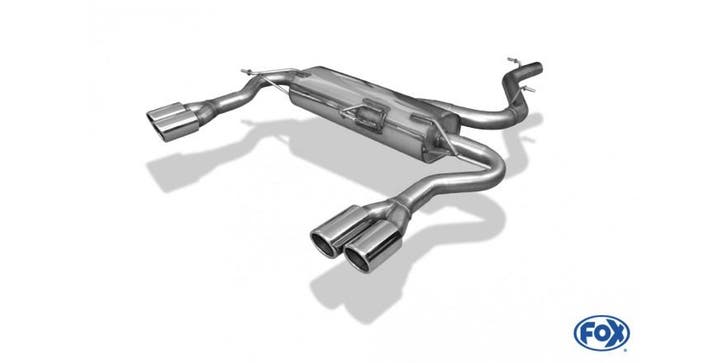 FOX Seat Altea XL 5P - 4x4 einddemper kruiselings uitgang re, Autos : Pièces & Accessoires, Systèmes d'échappement, Envoi