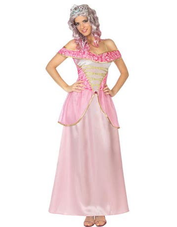 Roze prinsessen verkleed jurk voor dames, Ophalen of Verzenden