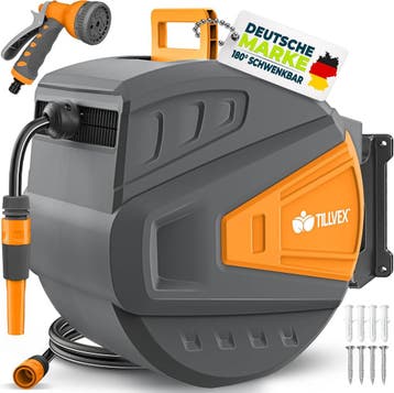 Wandslangenbox - Tuinslanghaspel - Tuinslang met haspel - 35, Verzenden