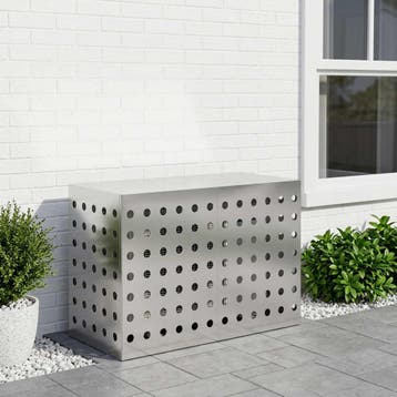 vidaXL Air Conditioner Hoes zilver 90 x 40 x 60 cm, Verzenden