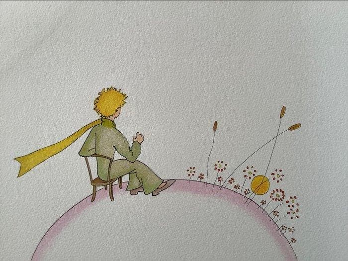 Antoine de Saint-Exupéry (1900-1944) - Le Petit Prince et le, Antiek en Kunst, Antiek | Overige Antiek