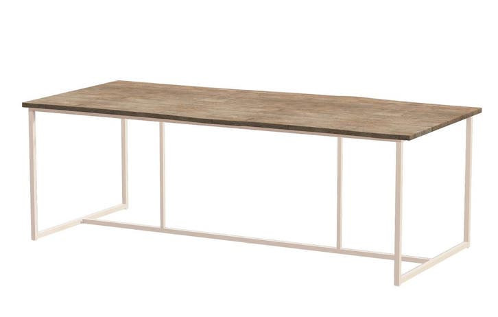 4 Seasons Outdoor Quatro tafel latte met Robusto teak blad, Jardin & Terrasse, Ensembles de jardin
