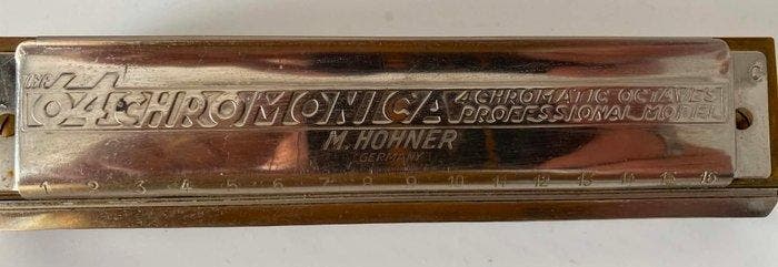 Hohner - 64Chromonica - - Mondharmonica - Duitsland - 1950, Musique & Instruments, Instruments à vent | Flûtes à bec