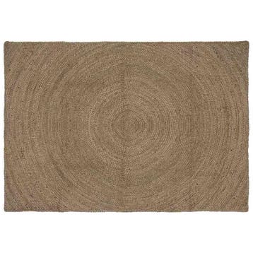 vidaXL Vloerkleden Grijs 120 x 170 cm Jute, Verzenden, Nieuw