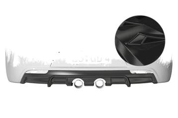 Achterskirt voor VW Golf 6 R HA268-G, Verzenden