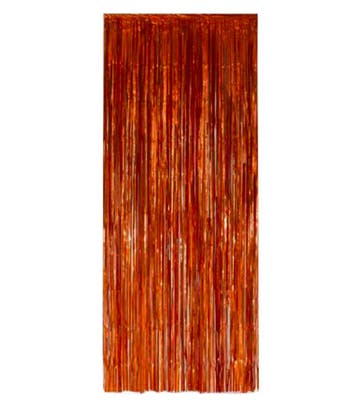 Oranje Deurgordijn Folie 2,4m, Verzenden, Nieuw