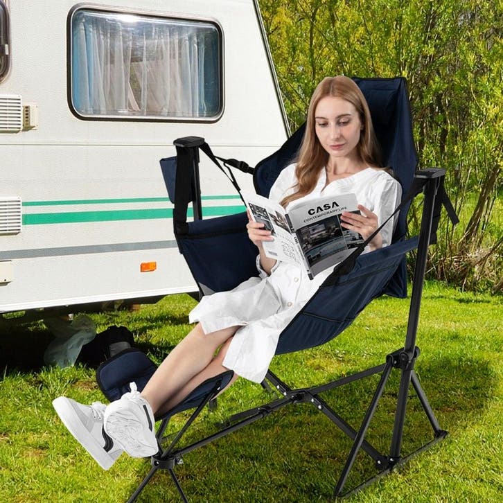 2dekans | Coast Kampeerstoel met Voetensteun, Caravanes & Camping, Accessoires de camping, Enlèvement ou Envoi