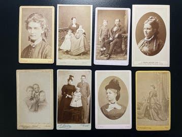 DAlessandri, Harmsen, etc. - 27 CDV Fotografien aus Europa, Audio, Tv en Foto, Nieuw