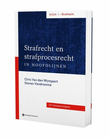 Beschermd: Strafrecht en strafprocesrecht in hoofdlijnen., Verzenden, Van den Wyngaert