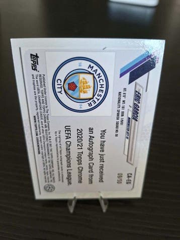 2020/21 Topps Eric Garcia Rare Topps Chrome UEFA Champions, Nieuw