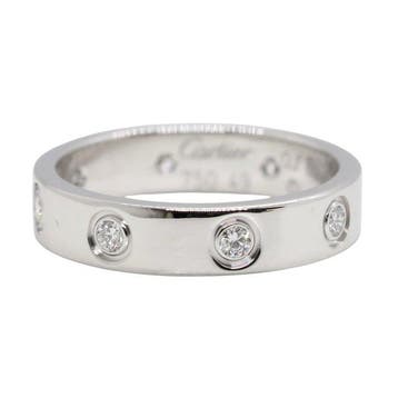 Cartier - Bague - LOVE small model - 18 carats Or blanc - 8