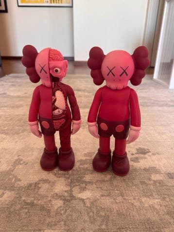 Kaws (1974) - Companion Blush & Blush Flayed Companion
