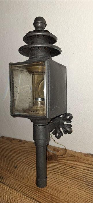 Lantaarn - da Fiacre - dik glas, Gietijzer -