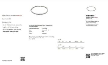 Sans prix de réserve - Bracelet de tennis - 14 carats Or, Handtassen en Accessoires