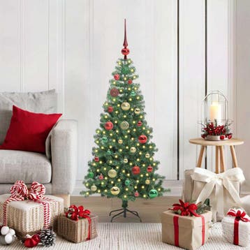 vidaXL Kerstboom Groen 120 cm PVC, Verzenden, Nieuw