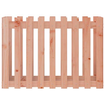 vidaXL Plantenbak verhoogd hekontwerp 100x50x70 cm massief, Verzenden