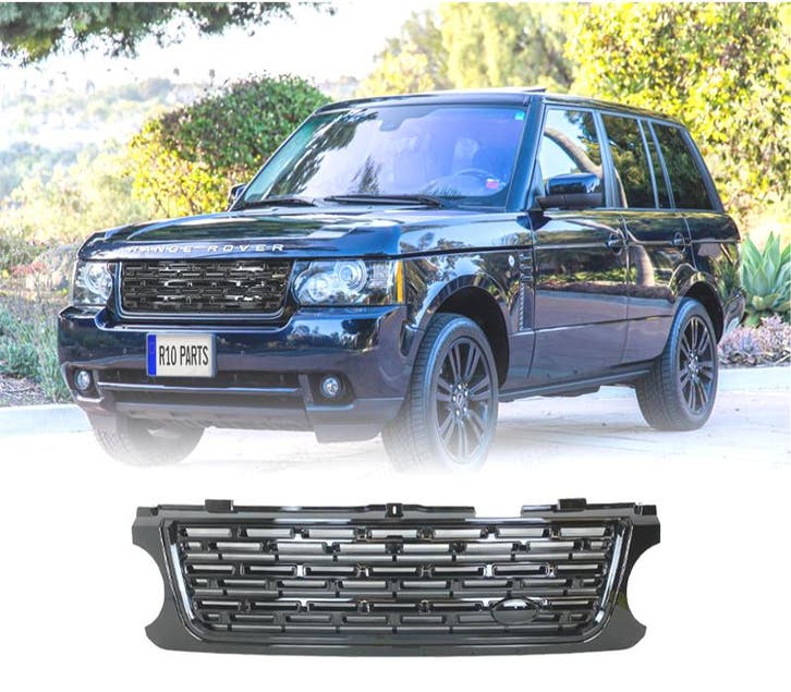 GRILLE POUR RANGE ROVER VOGUE 05-09 NOIR BRILLANT, Auto-onderdelen, Carrosserie, Verzenden