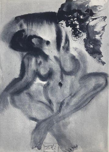 Salvador Dali (1904-1989) - The Neglectful - La Divine