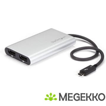 StarTech.com TB32DP2T USB-C/2x Displayport Converter, Verzenden, Nieuw