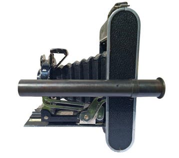 Gnolde Dresden C.A. Folding Plate & Roll Film Bellows Camera