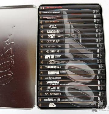 James Bond Collection Metalen Box, CD & DVD, Verzenden, Actie