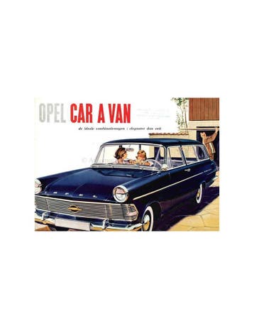 1960 OPEL OLYMPIA CARAVAN BROCHURE NEDERLANDS, Ophalen of Verzenden, Nieuw
