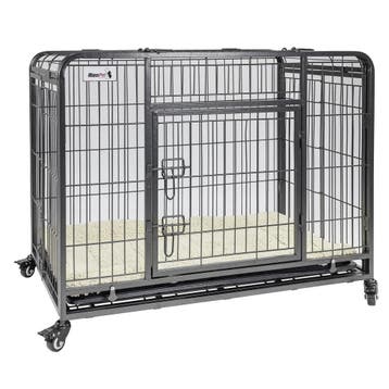 MaxxPet Hondenbench met Plaid - Verrijdbaar - 125x76x81cm, Ophalen of Verzenden