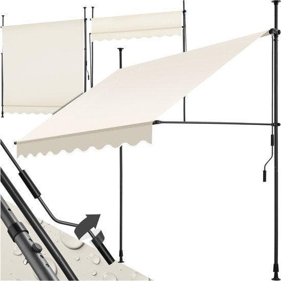 2dekans | tectake Klemluifel - Zonnescherm - 200x180cm -, Jardin & Terrasse, Parasols, Enlèvement ou Envoi