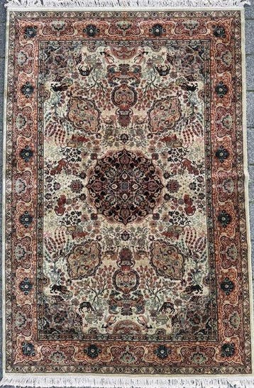 Kashmar tapijt - gereinigd - wol - Tapijt - 296 cm - 196 cm, Nieuw