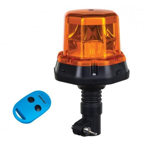 Horpol LED Flitslamp + Afstandsbediening DIN-Steun Oranje LD, Auto-onderdelen, Verlichting, Nieuw, Ophalen of Verzenden