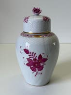 Herend - dekselvaas - Chinese Bouquet Raspberry (Apponyi) -