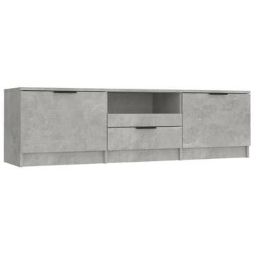 Tv-meubel 140cm betongrijs | Tweede kansje | OP = OP, Verzenden