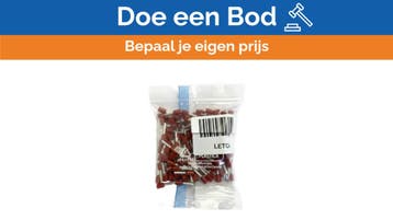 Bieden: Insulated Wire Ferrules 1.5 mm² Red, Ophalen of Verzenden