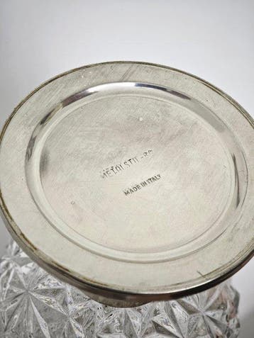 Metal Stil Ro - Drankservies (2) - Kristal, Verzilverd - 2