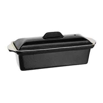 Paté/terrine vorm gietijzer zwart 1,3L | 310x100x90(h)mm, Verzenden, Nieuw in verpakking