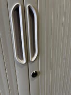 Roldeurkast - Archiefkast - 195 x 120 x 47 cm - Wit - Nieuw, 100 tot 150 cm, Verzenden, Nieuw, Metaal