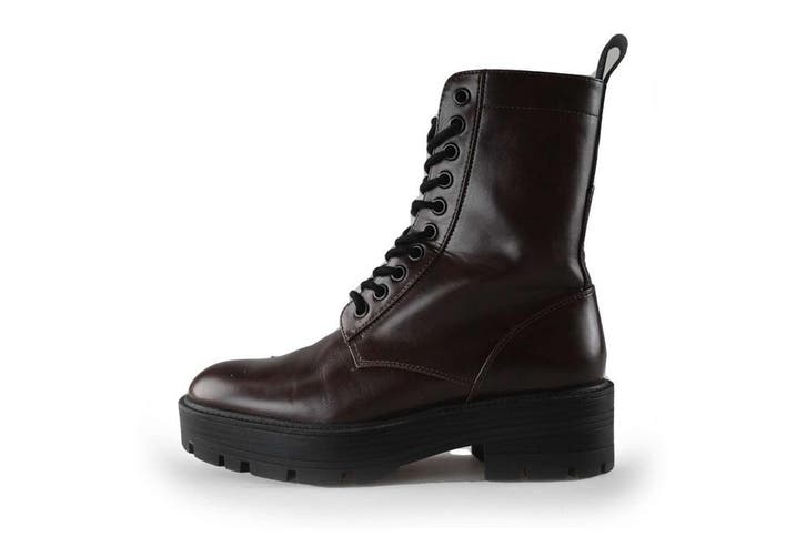 Zara Veterboots in maat 36 Bruin, Kleding | Dames, Schoenen, Bruin, Zo goed als nieuw, Overige typen, Verzenden
